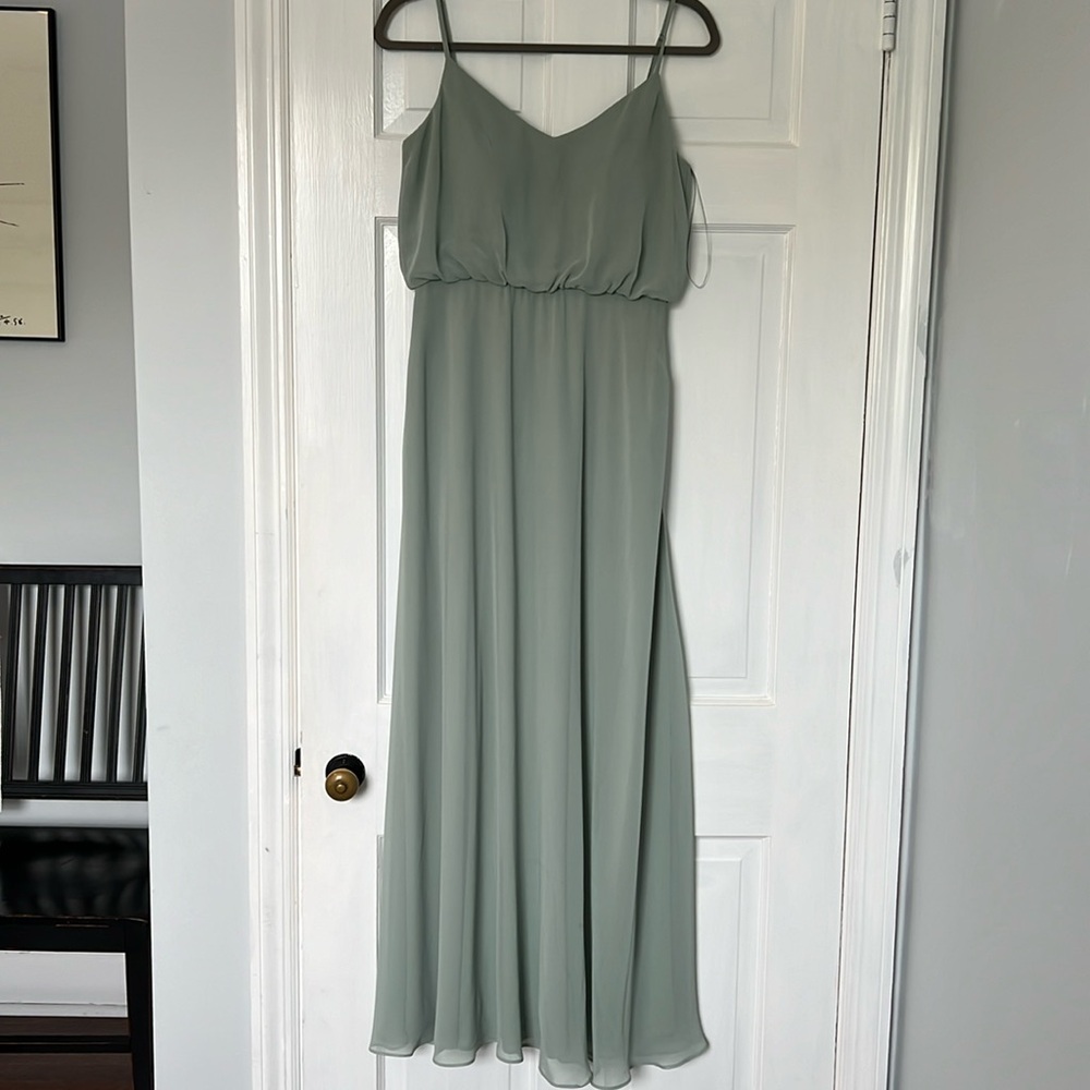 Birdy Grey Gwennie sage bridesmaids dress size small
